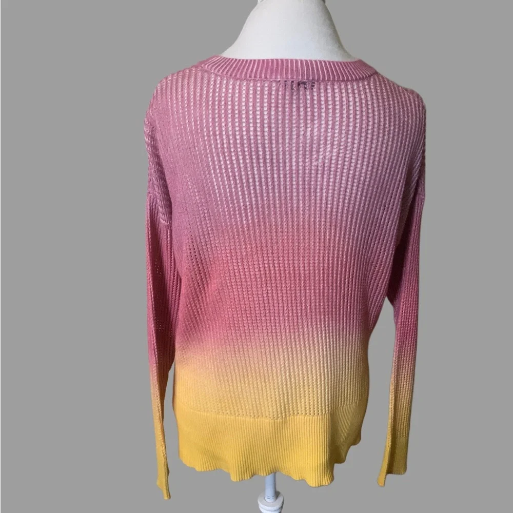 New York & Co Dip Dye Knit Sweater - Picture 4 of 8